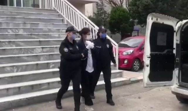 Tuzla'da apartman sakinlerinin kabusu olan kadın adliyeye sevk edildi