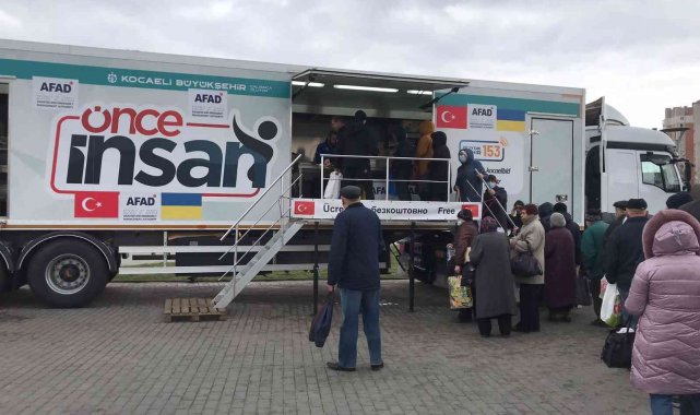 Ukrayna halkı için bugüne kadar 67 tır sevk edildi