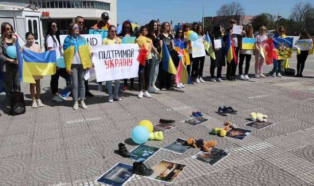 Ukraynalılar gözyaşlarıyla Samsun&#039;dan dünyaya seslendi: &quot;Bu savaşı bitirin&quot;