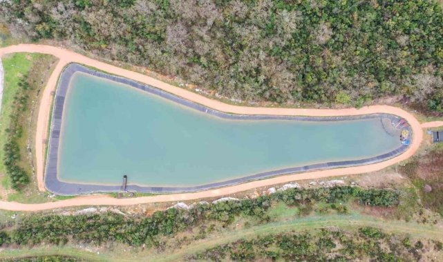 Umuttepe'deki gölete çevre düzenlemesi