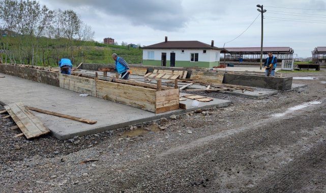 Ünye'de hayvan pazarı yenileniyor