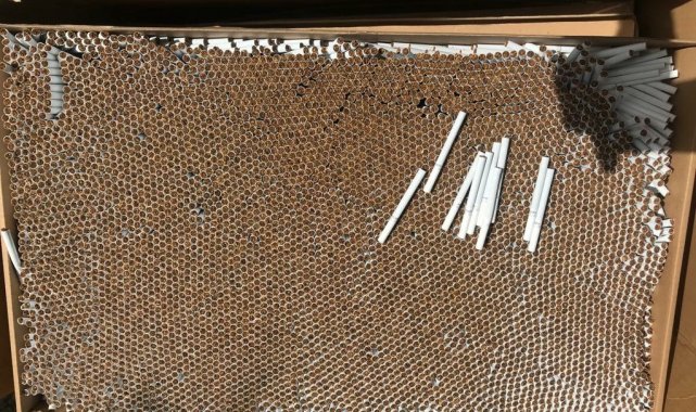 Uşak'ta 8 milyon kaçak sigara ele geçirildi