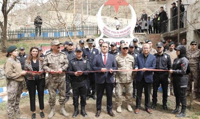 Vali Akbıyık, şehitlerin adı verilen park ve çeşmesini hizmete açtı