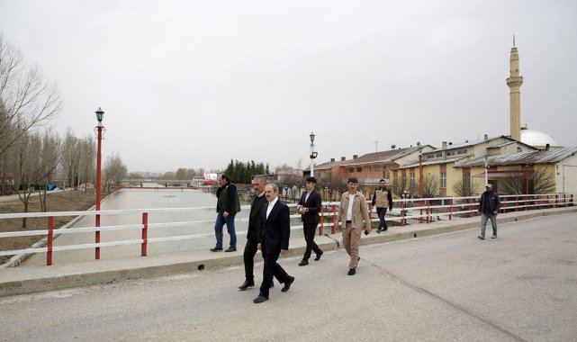 Vali Epcim, Arpalı'da yatırım alanlarını dolaştı esnafları ziyaret etti