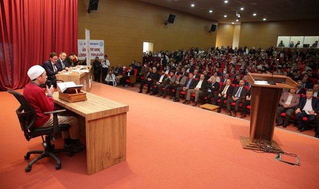 Vali Epcim Kur'an-ı Kerim'i Güzel Okuma Yarışması finaline katıldı