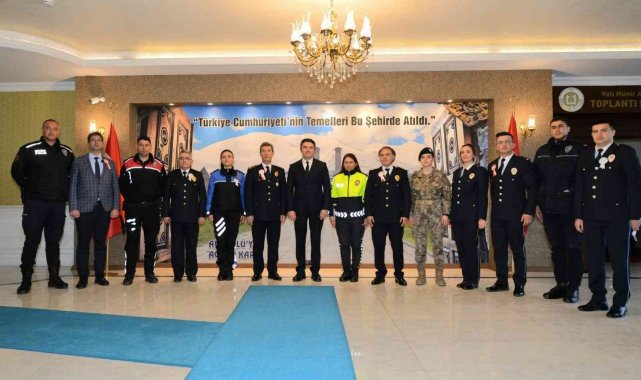 Vali Memiş, Emniyet personelini kabul etti
