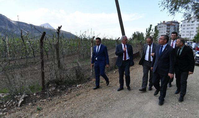 Vali Seymenoğlu, Eğirdir ilçesinde incelemelerde bulundu