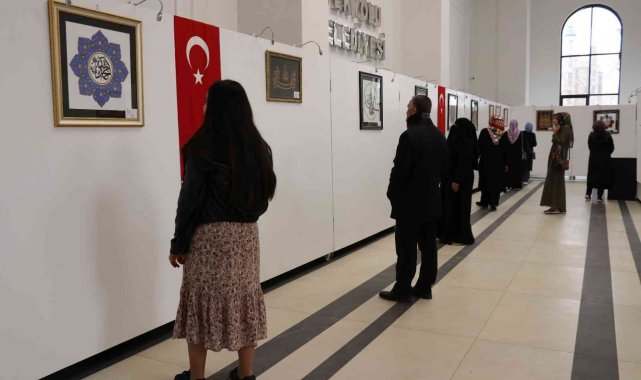 Van'da hat sanatı sergisi