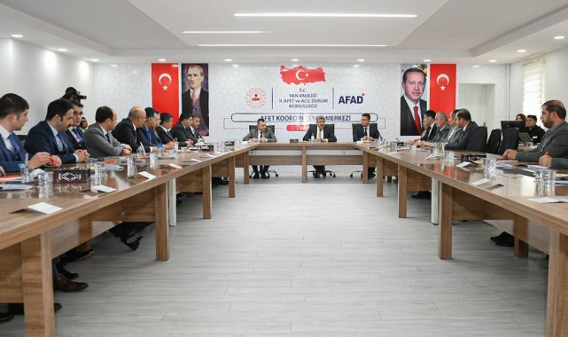 Van'da "İl Afet ve Acil Durum Koordinasyon Kurul Toplantısı" yapıldı