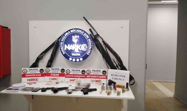 Yalova&#039;daki uyuşturucu operasyonlarında 1 kişi tutuklandı
