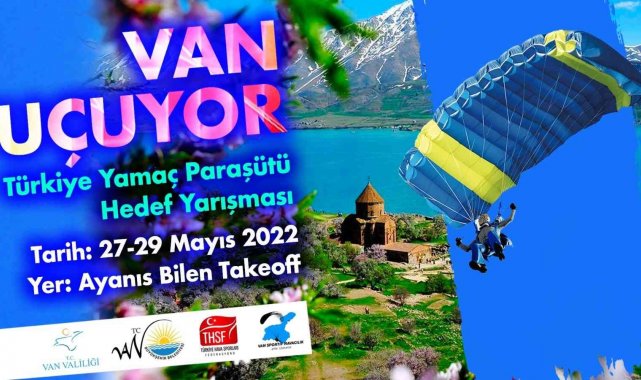 Yamaç paraşütü tutkunları Van&#039;da buluşuyor
