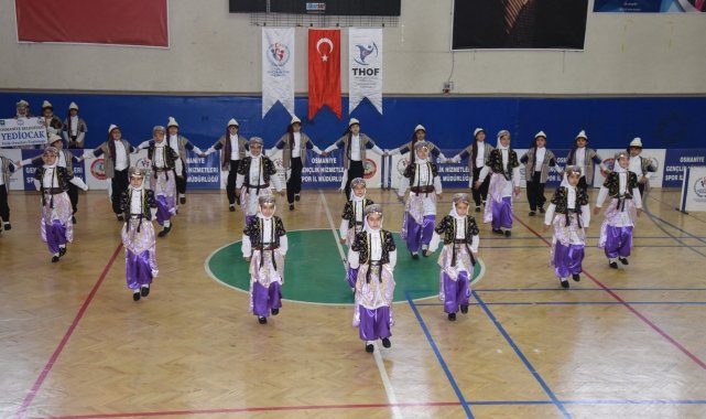 Yediocak Halk Oyunları Topluluğu iki dalda birincilik kazandı