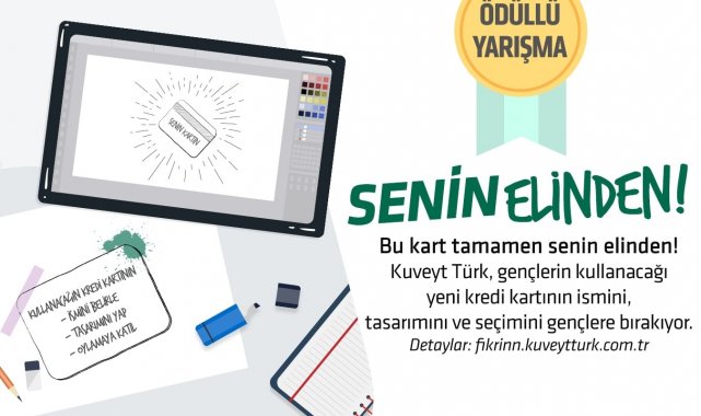 Yeni kredi kartının adını ve tasarımını gençler belirleyecek