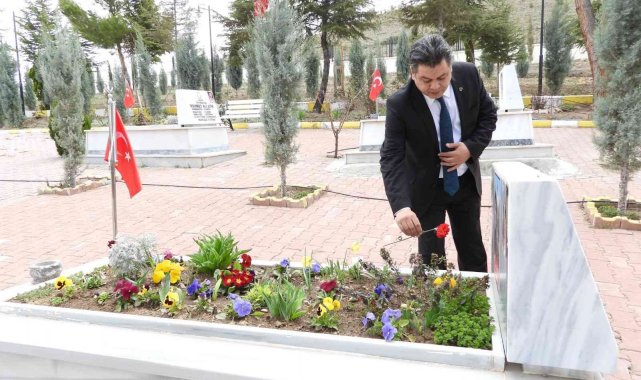 Yerköy'de Polis Haftası dolayısıyla şehitlik ziyaret edildi