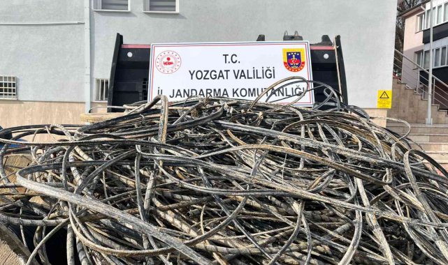 Yozgat'ta kablo hırsızlığı iddiasıyla 2 şüpheli tutuklandı