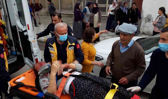 Yüksekten düşen kadın ağır yaralandı