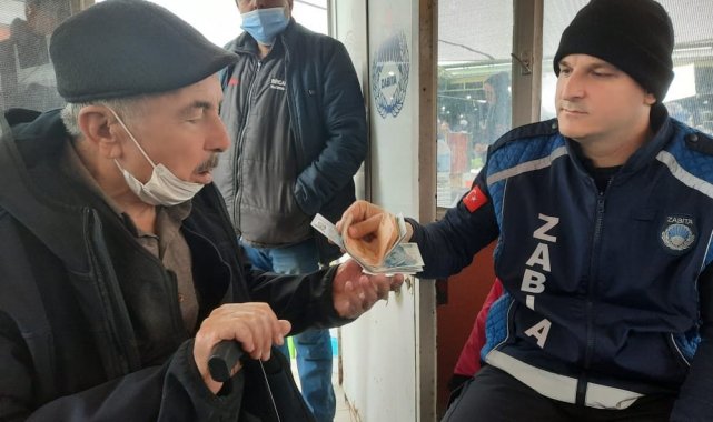 Zabıtadan örnek davranış