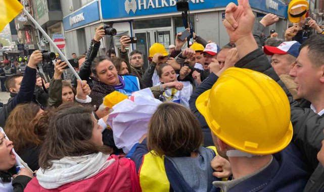 1 Mayıs Emek ve Dayanışma Günü'nde arbede