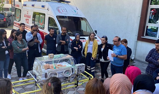 112 Yenidoğan nakil eğitimi düzenlendi
