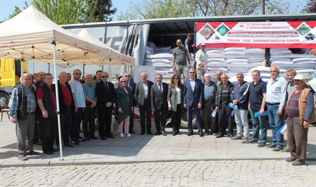 39 ton 320 kilogram sertifikalı çeltik tohumu dağıtıldı