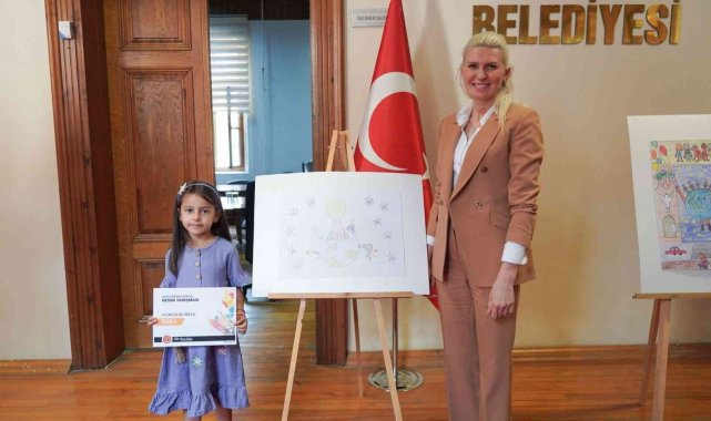 &#039;Hayalindeki Dünya&#039; konulu resim yarışmasının kazananları belli oldu