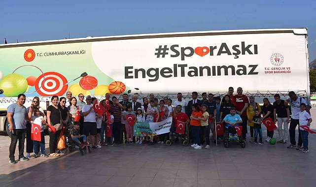 'Spor Aşkı Engel Tanımaz' tırı Manisa'da