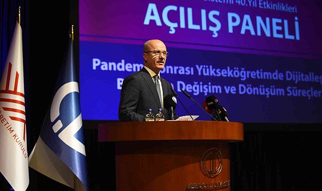 Açıköğretim Sistemi'nin 40'ıncı yıl etkinlikleri YÖK Başkanı Özvar'ın katılımıyla başladı