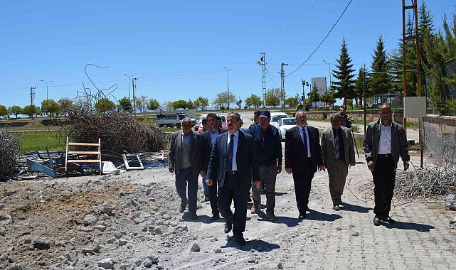 Adilcevaz'da yeni stadyumun çalışmaları başladı