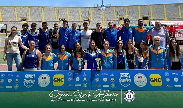 ADÜ atletizmde Türkiye Şampiyonu oldu