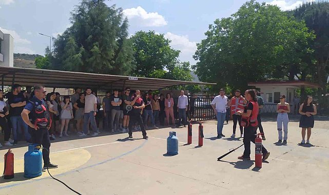 ADÜ Yenipazar MYO'da 'Acil Durum ve Yangın Tatbikatı' gerçekleşti