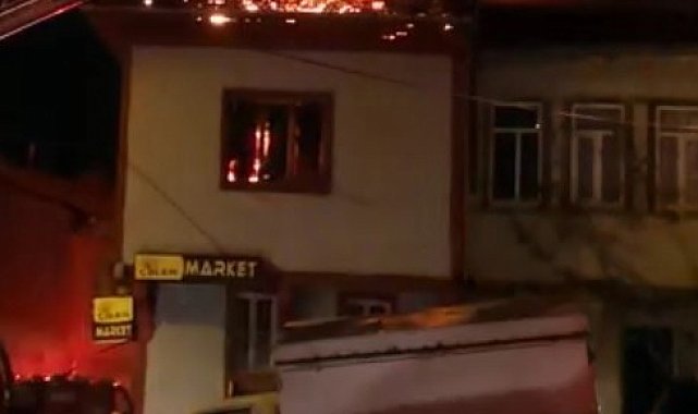 Afyonkarahisar'da boş ev yangını
