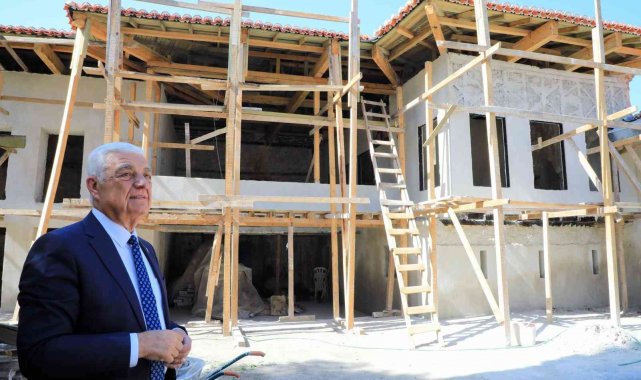 Ağa Bahçesi Konağı'nın yüzde 75'i tamamlandı