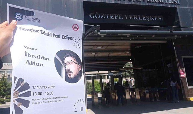 Ağrılı Eğitimci Yazar İbrahim Altun Marmara Üniversitesi'nde gençlerle buluştu
