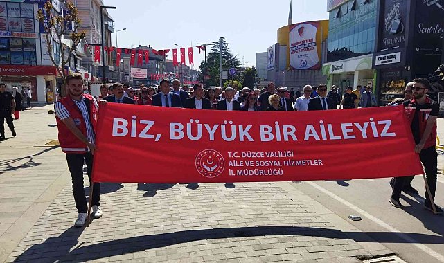 Aile Haftası etkinlikleri yürüyüş ile başladı