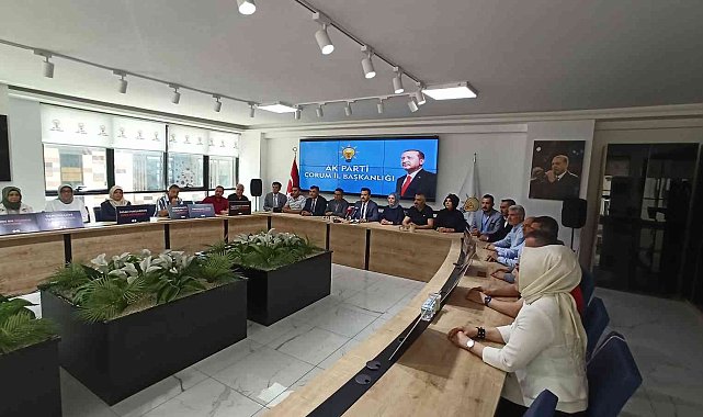 AK Parti Çorum İl Başkan Yardımcısı Kartancı;