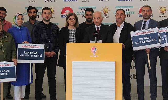AK Parti Gaziantep'ten '27 Mayıs' açıklaması