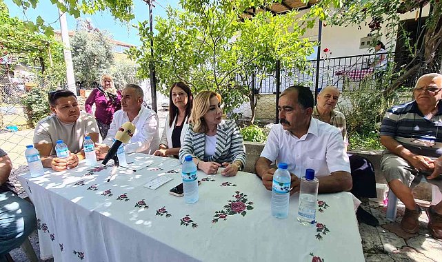 AK Parti Muğla milletvekili Gökcan Çatalarık Mahallesi sakinleri ile buluştu