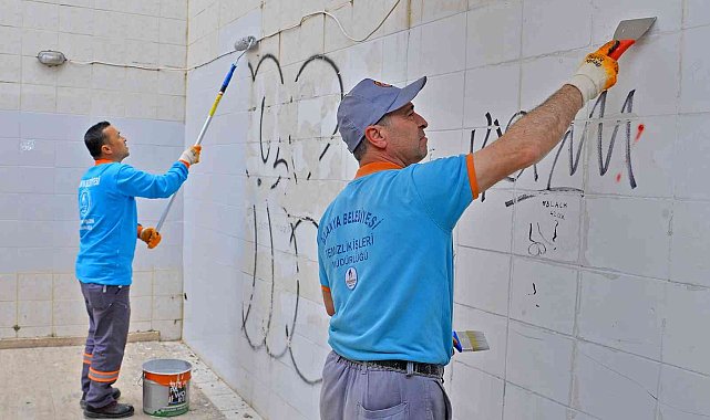 Alanya'da alt geçitler temizleniyor