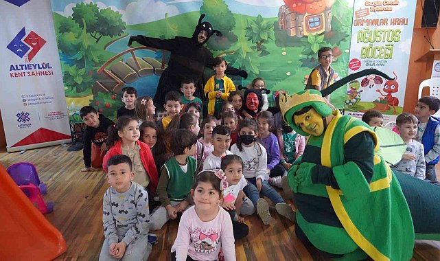 Altıeylül kent sahnesi çocuklarla buluşmaya devam ediyor