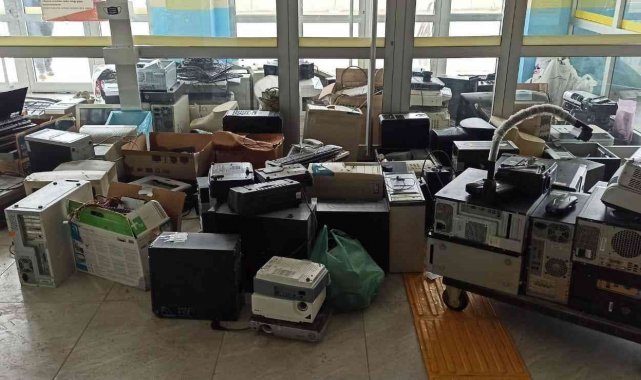 Atık durumdaki elektronik eşyalar eğitime kazandırılıyor