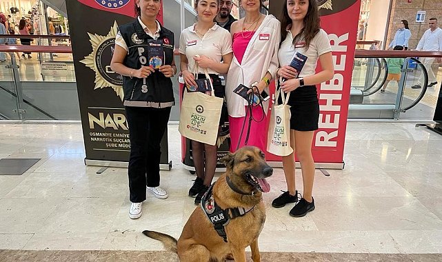 AVM'de narkotik köpeğiyle uyuşturucuyla mücadele
