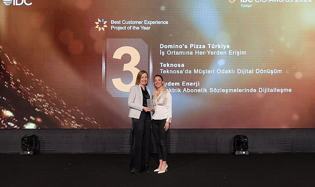 Aydem Perakende ve Gediz Perakende, IDC CIO Ödüllerinde Müşteri Deneyimi Kategorisinde ödül aldı