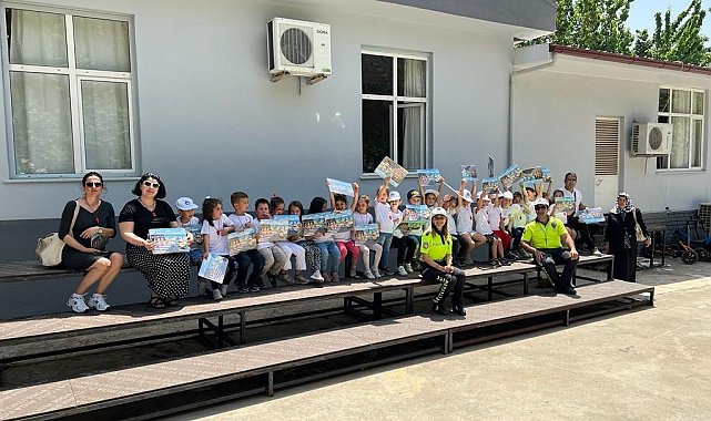 Aydın'da 25 anasınıfı öğrencisi "trafik dedektifi" oldu