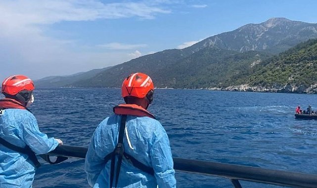 Aydın&#039;da 37 düzensiz göçmen kurtarıldı