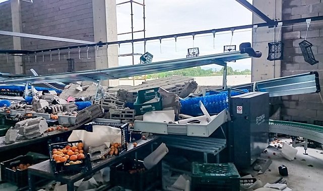 Aydın'da bir fabrikanın duvarı yıkıldı: 8 yaralı