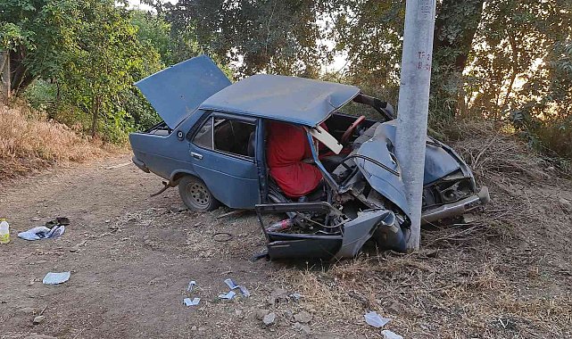 Aydın'da çaldıkları araçla İzmir'de kaza yapan 15 yaşındaki iki çocuk ağır yaralandı