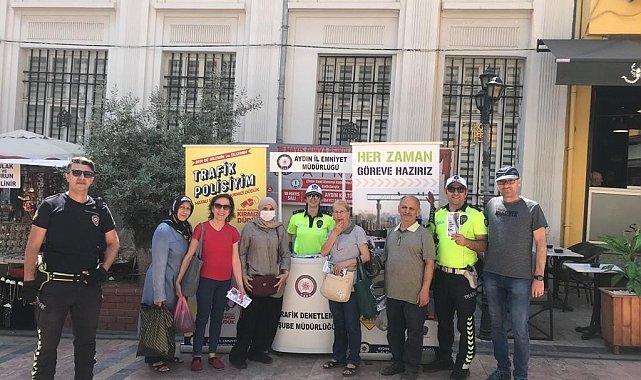 Aydın'da Trafik Haftası'nda yayalar bilgilendirildi