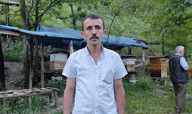 Ayı vatandaşa saldırdı, köylüler korku içinde