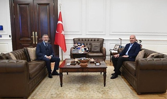 Bakan Nebati'den Bakan Soylu'ya ziyaret