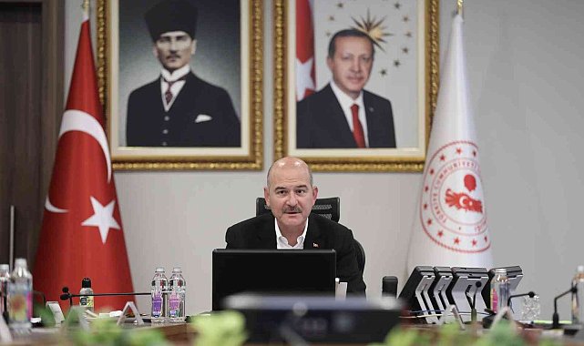 Bakan Soylu, 2022 FİFA Dünya Kupası'nda alınacak güvenlik önemleri çerçevesinde Katarlı yetkililer ile görüştü